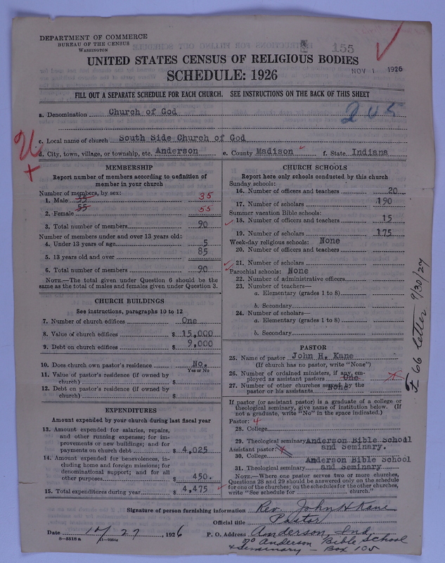Scan of Church of God (Headquarters, Anderson, Ind.): 155