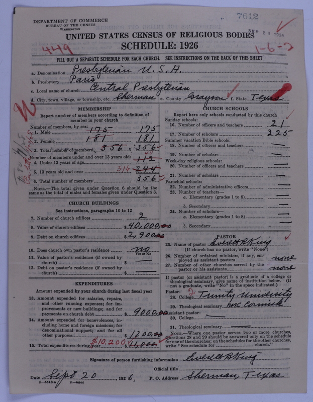 Scan of Presbyterian Church in the United States of America: 7612