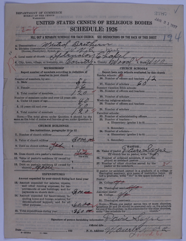 Scan of Church of the United Brethren in Christ: 2787
