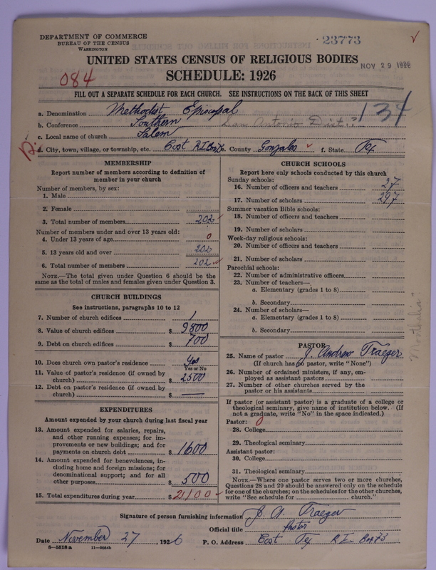 Scan of Methodist Episcopal Church: 23773