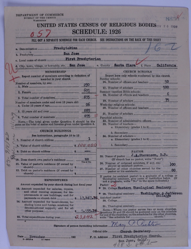 Scan of Presbyterian Church in the United States of America: 8850