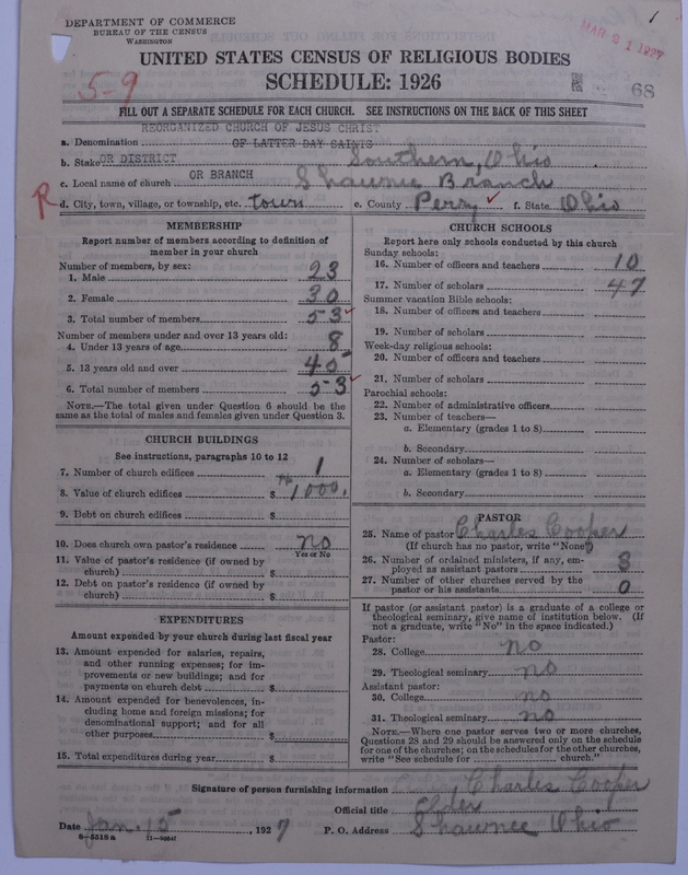 Scan of Reorganized Church of Jesus Christ of Latter Day Saints: 68