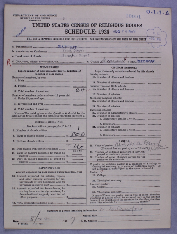 Scan of Negro Baptists: 10091