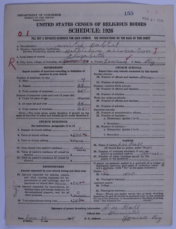 Scan of United Baptists: 155
