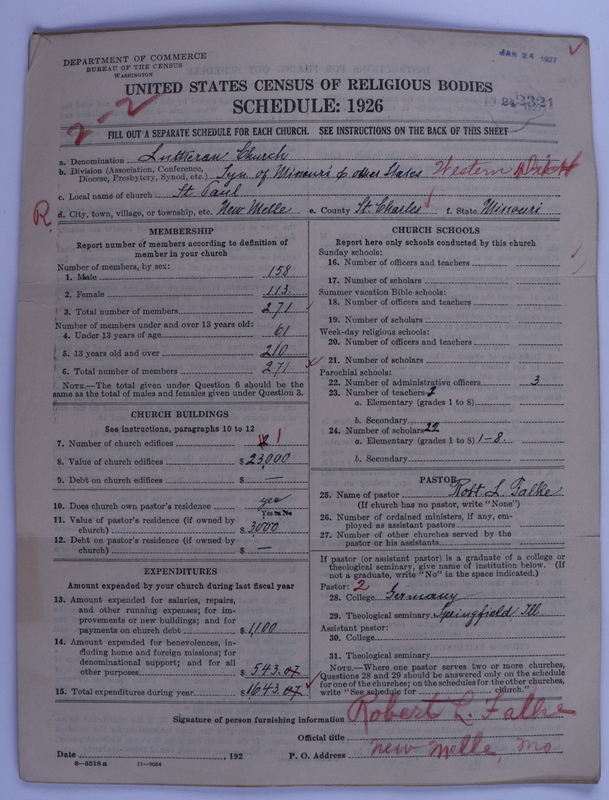 Scan of Evangelical Lutheran Synodical Conference of America: Evangelical Lutheran Synod of Missouri, Ohio, and Other States: 2321