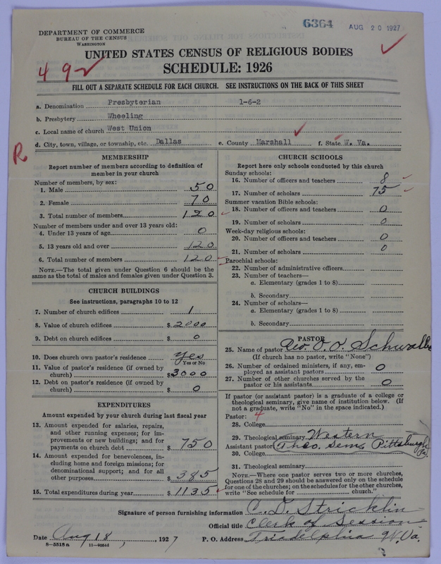 Scan of Presbyterian Church in the United States of America: 6364