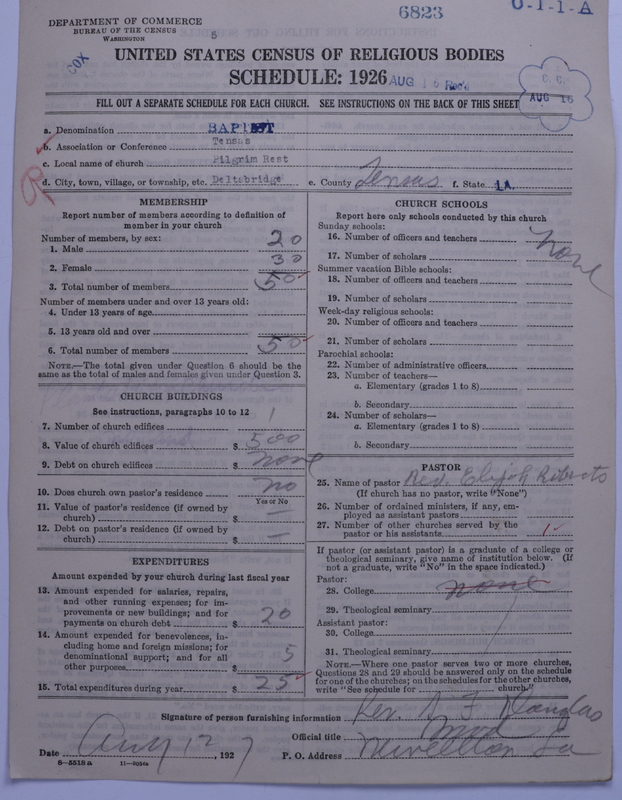 Scan of Negro Baptists: 6823