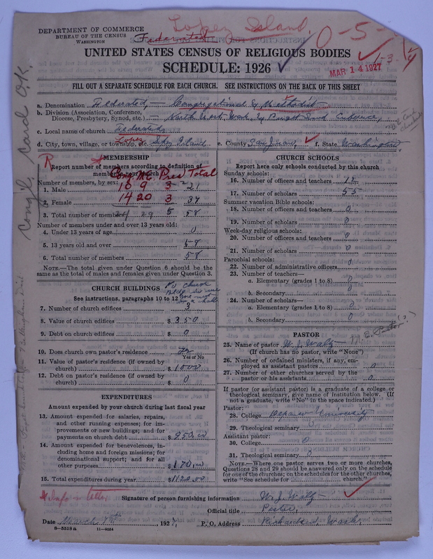 Scan of Federated Churches: