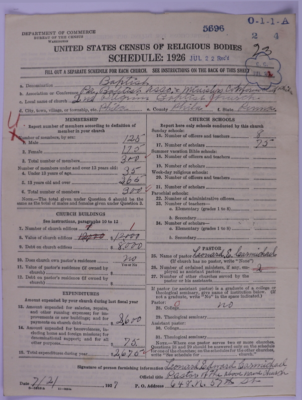 Scan of Negro Baptists: 5696