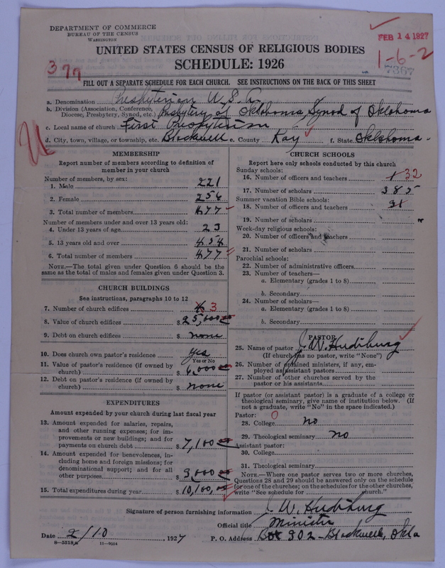 Scan of Presbyterian Church in the United States of America: 7367