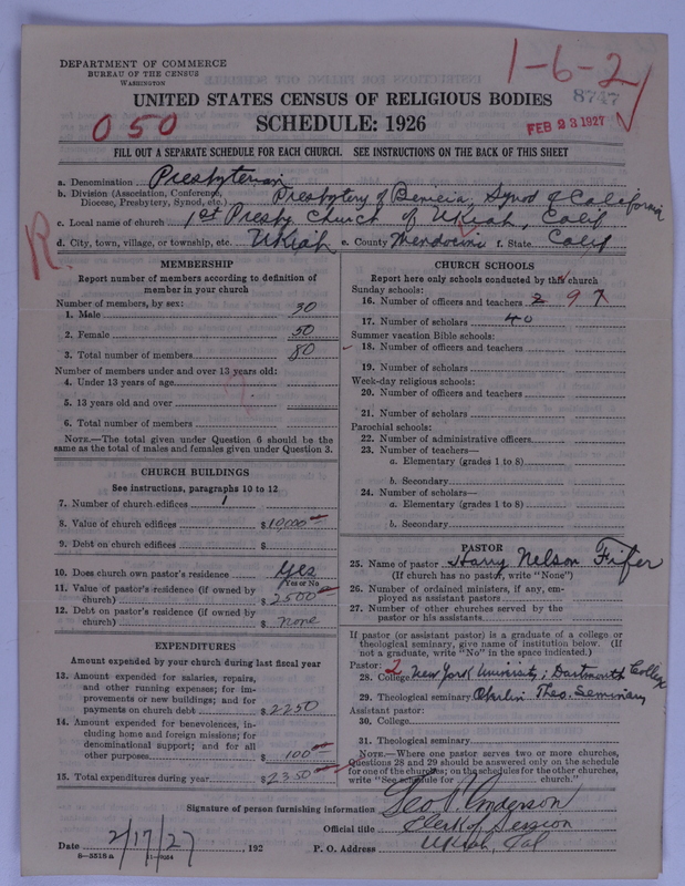 Scan of Presbyterian Church in the United States of America: 8747