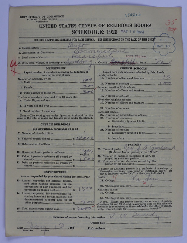 Scan of Negro Baptists: 19655