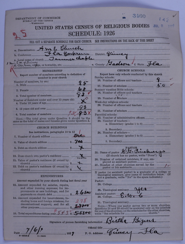 Scan of African Methodist Episcopal Church: 3460
