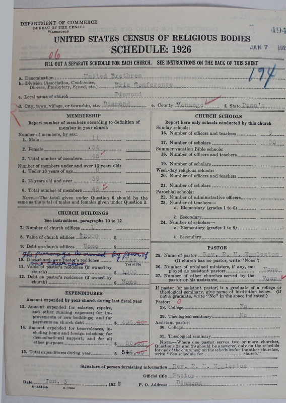 Scan of Church of the United Brethren in Christ: 494