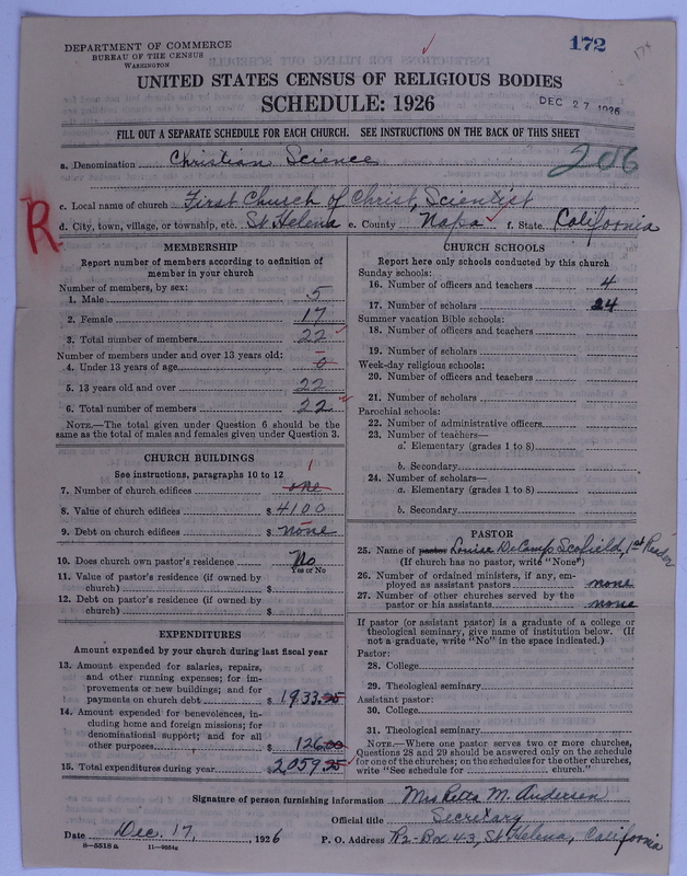 Scan of Church of Christ, Scientist: 172