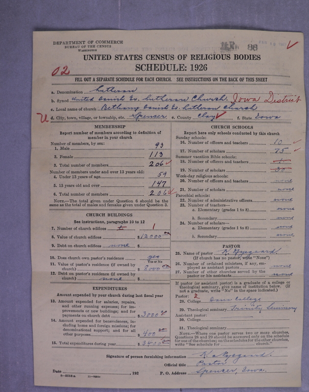Scan of United Danish Evangelical Lutheran Church in America: 88
