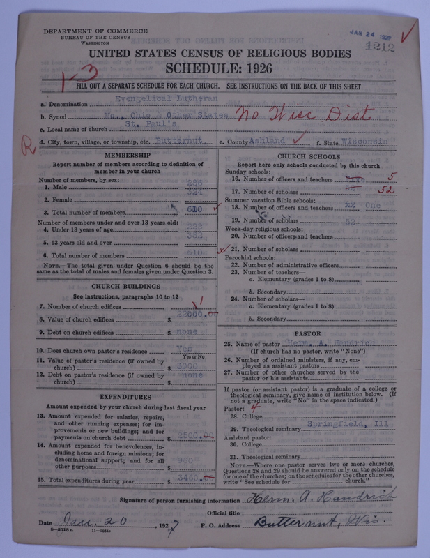 Scan of Evangelical Lutheran Synodical Conference of America: Evangelical Lutheran Synod of Missouri, Ohio, and Other States: 1212