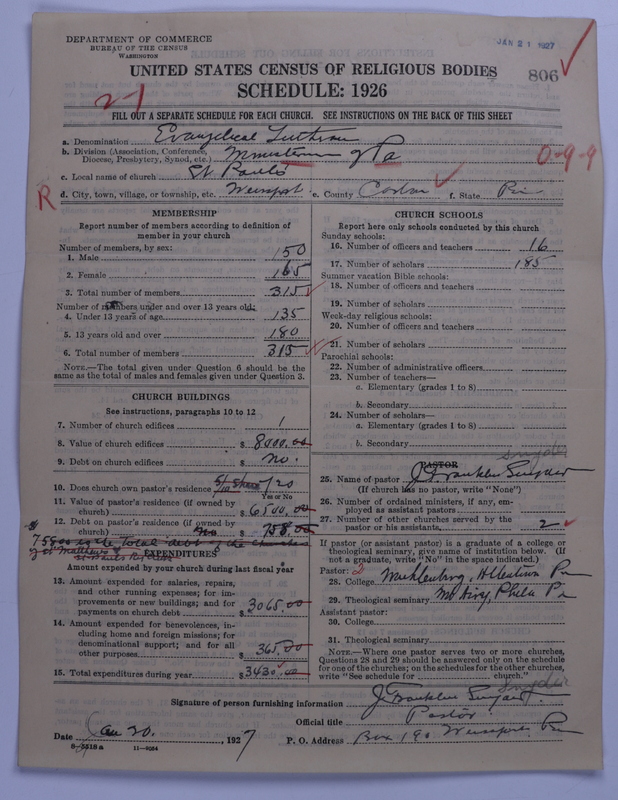 Scan of United Lutheran Church in America: 806