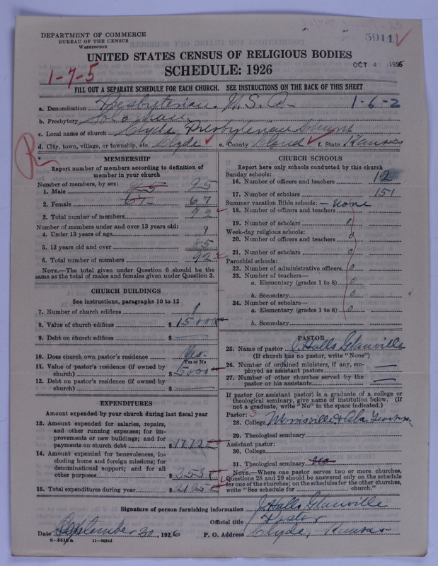 Scan of Presbyterian Church in the United States of America: 5911