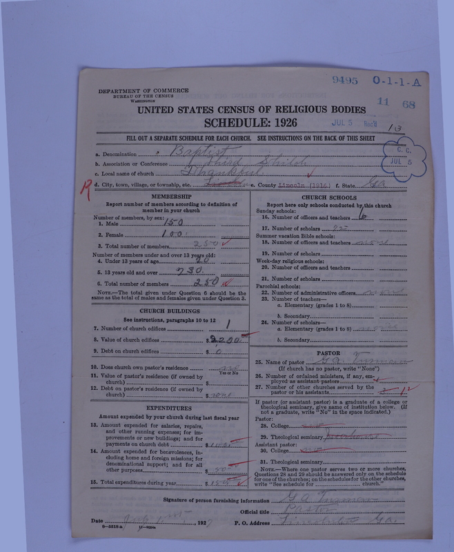 Scan of Negro Baptists: 9495