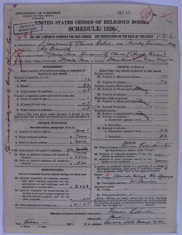 Scan of Presbyterian Church in the United States of America: 8141