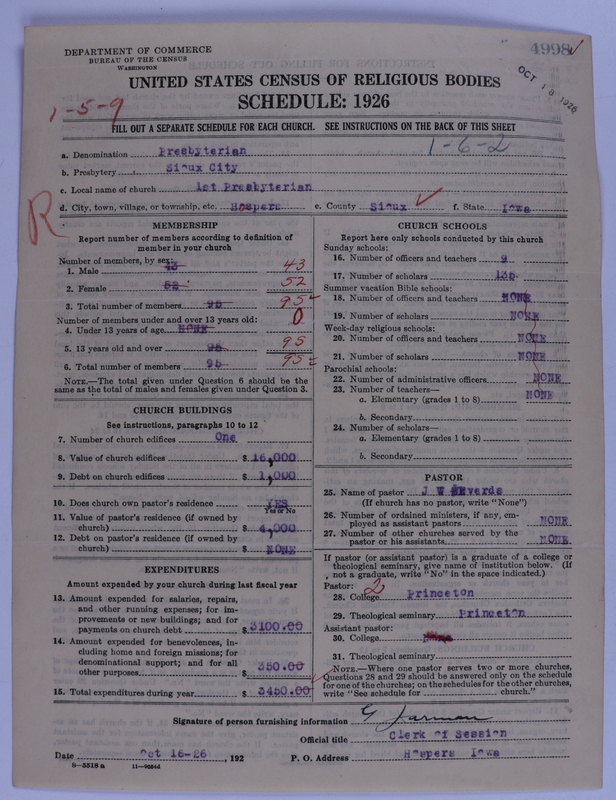 Scan of Presbyterian Church in the United States of America: 4998