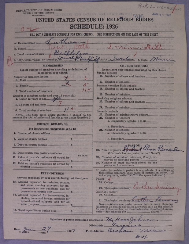 Scan of Norwegian Lutheran Church of America: 736
