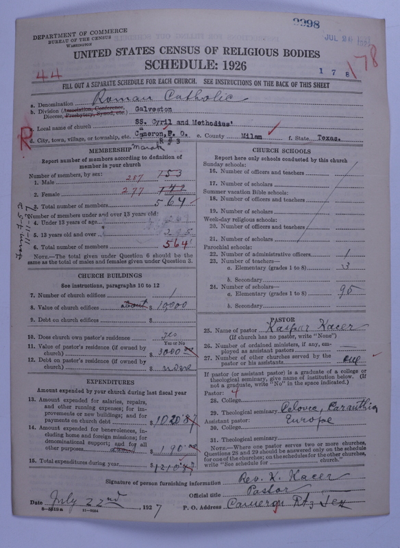 Scan of Roman Catholic Church: 9998