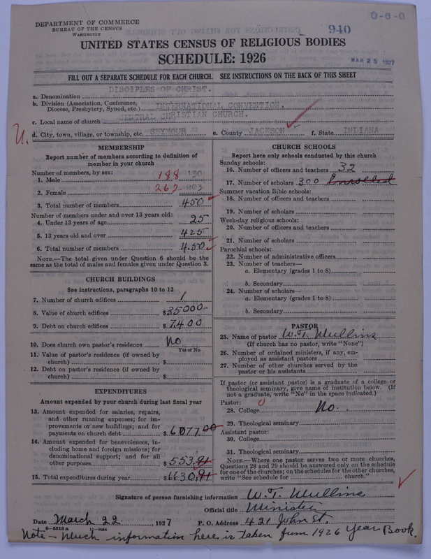 Scan of Disciples of Christ: 940