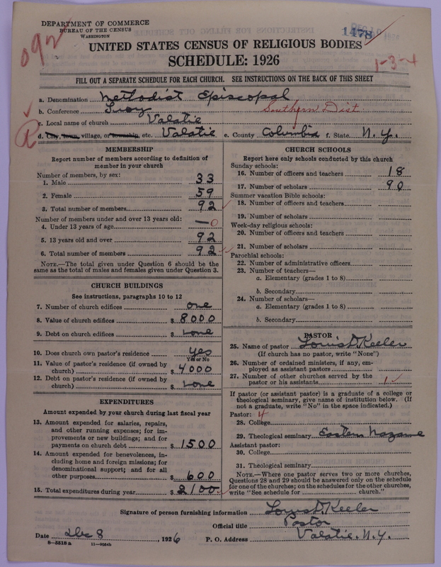 Scan of Methodist Episcopal Church: 1478