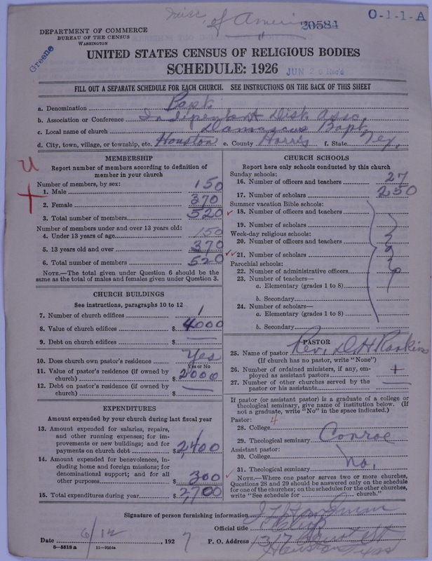 Scan of Negro Baptists: 20584