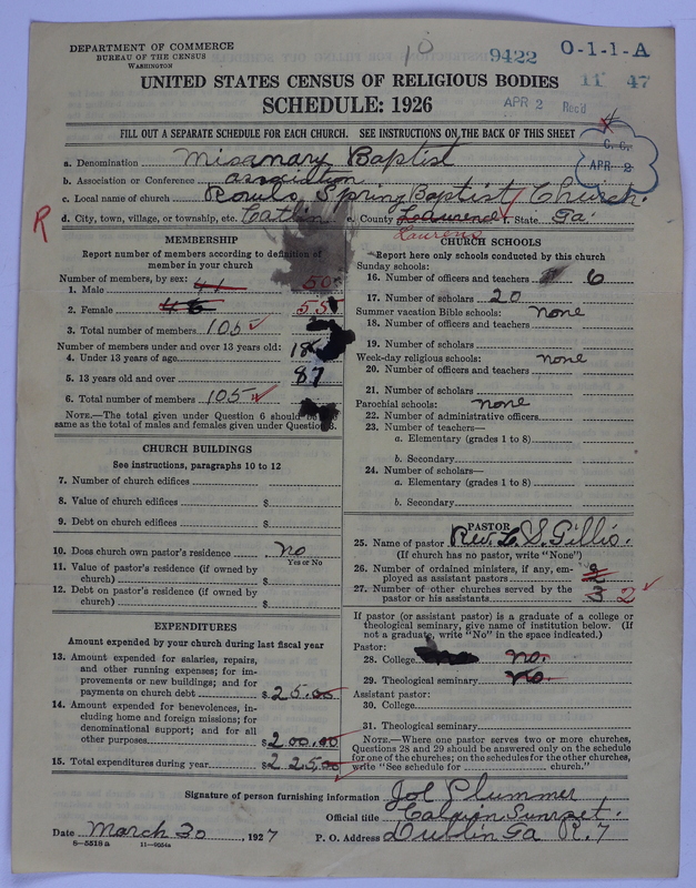 Scan of Negro Baptists: 9422