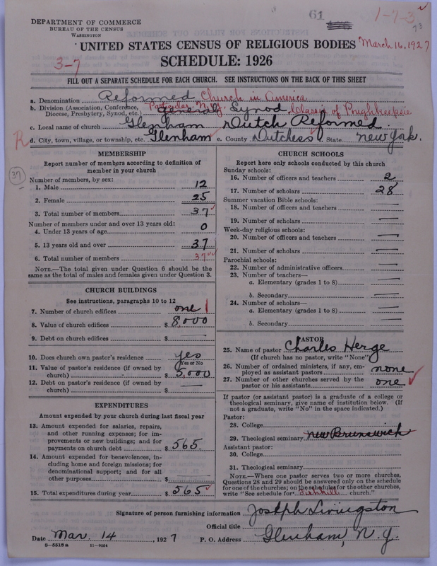 Scan of Reformed Church in America: 61