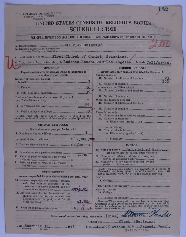 Scan of Church of Christ, Scientist: 132