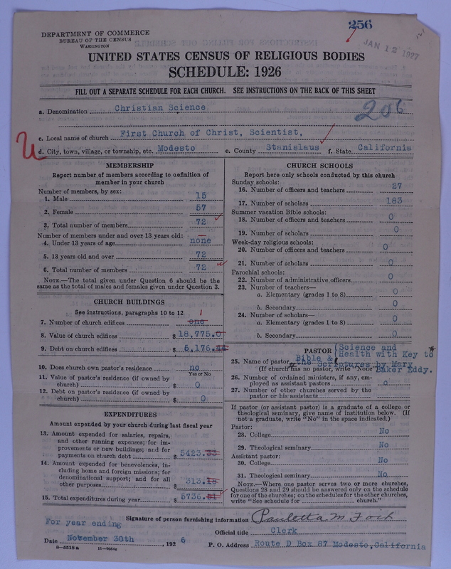 Scan of Church of Christ, Scientist: 256