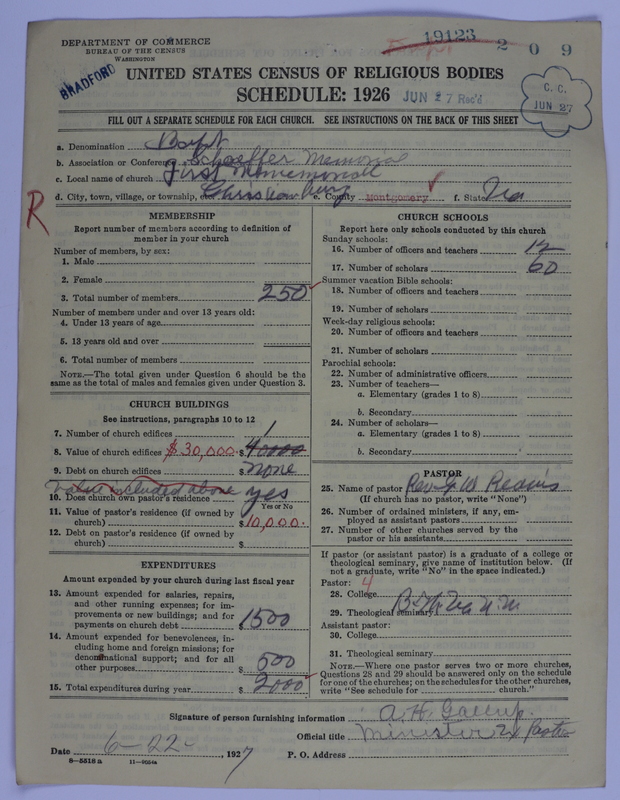 Scan of Negro Baptists: 19123
