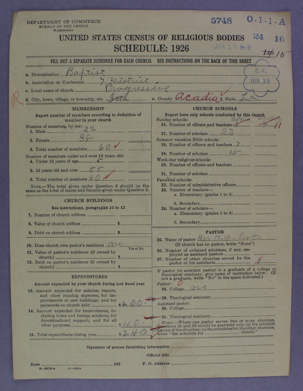 Scan of Negro Baptists: 5748