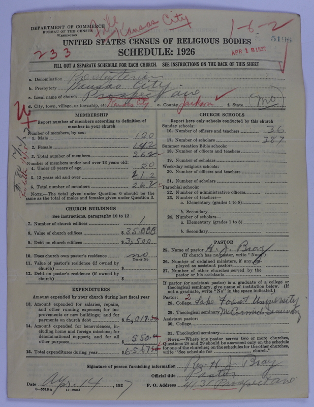 Scan of Presbyterian Church in the United States of America: 5196