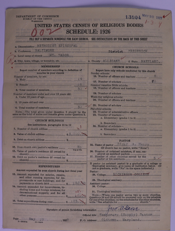 Scan of Methodist Episcopal Church: 13104