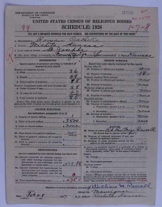 Scan of Roman Catholic Church: 2215