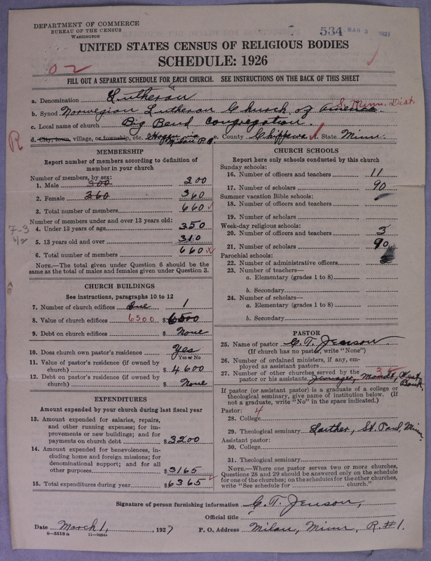 Scan of Norwegian Lutheran Church of America: 534