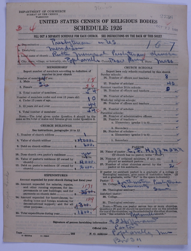 Scan of Presbyterian Church in the United States: 2736