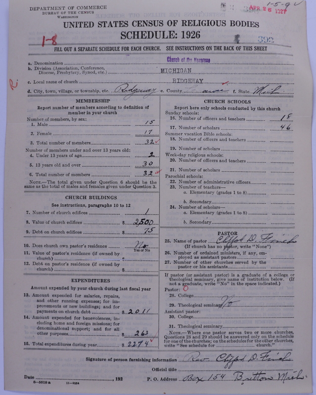Scan of Church of the Nazarene: 392