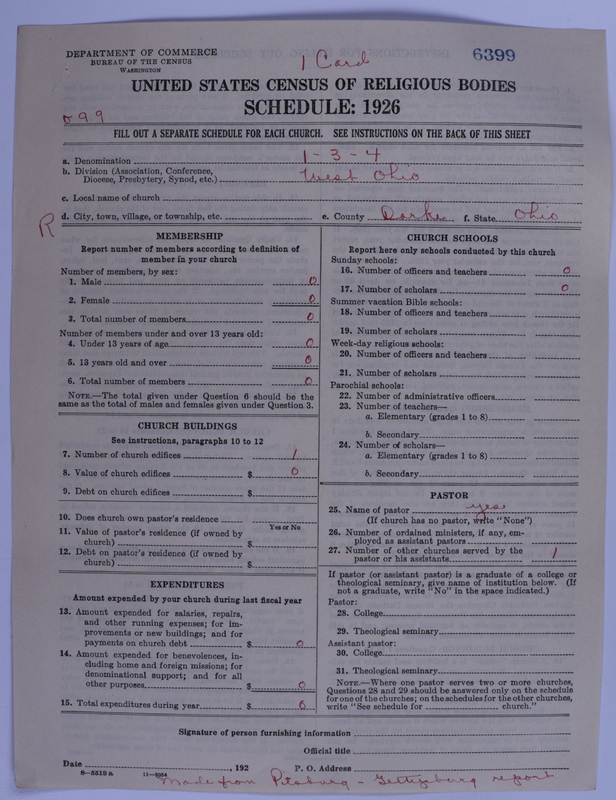 Scan of Methodist Eiscopal Church: 6399