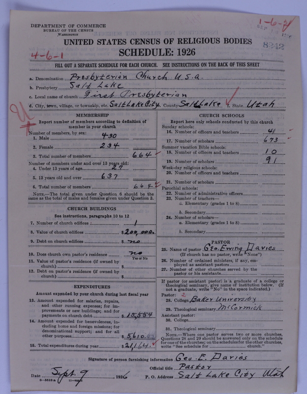 Scan of Presbyterian Church in the United States of America: 8242