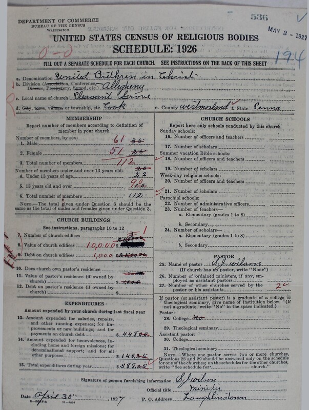 Scan of Church of the United Brethren in Christ: 536