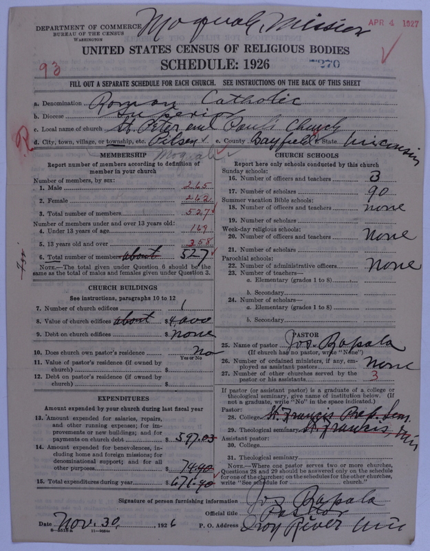 Scan of Roman Catholic Church: 7270