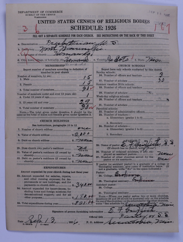 Scan of Presbyterian Church in the United States: 2592