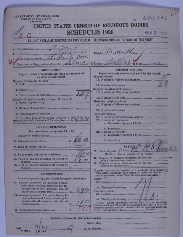 Scan of African Methodist Episcopal Church: 4470
