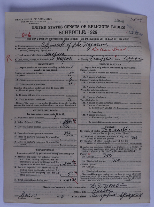 Scan of Church of the Nazarene: 1103